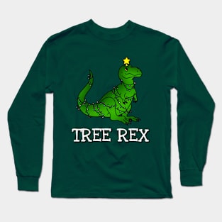 Christmas Tree Rex Long Sleeve T-Shirt